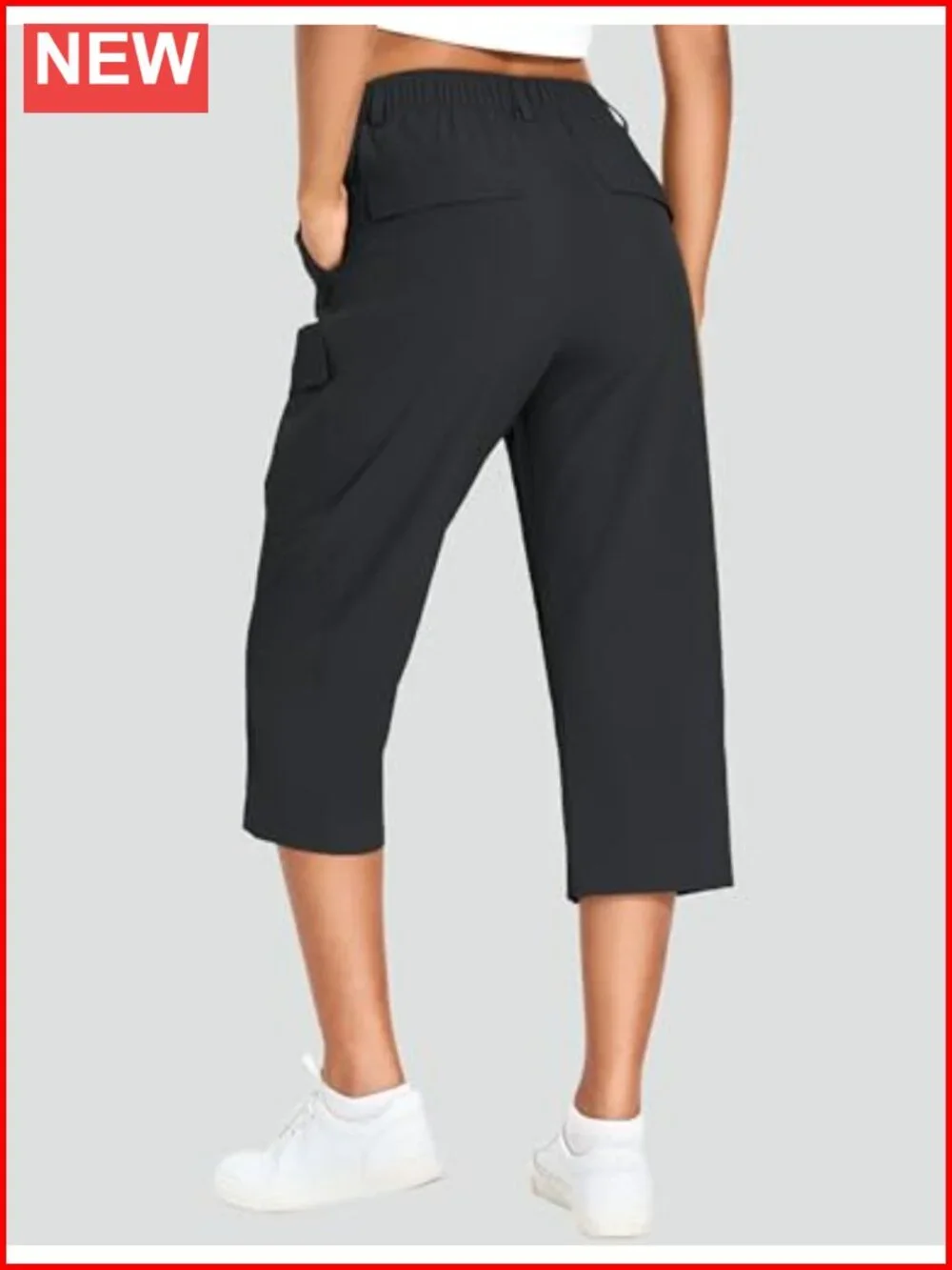 Women's Cargo Capris Quick Dry Hiking Pants Lightweight 6 Pockets UPF 50+